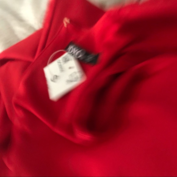 Bright red stretchy jumper Small new  XOXO - Picture 6 of 11